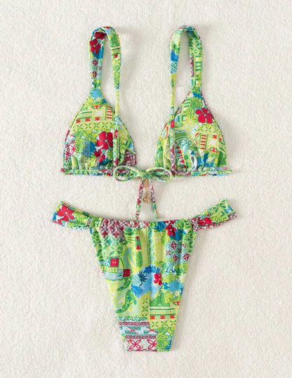 STRAPPY TRIANGLE BIKINI SET