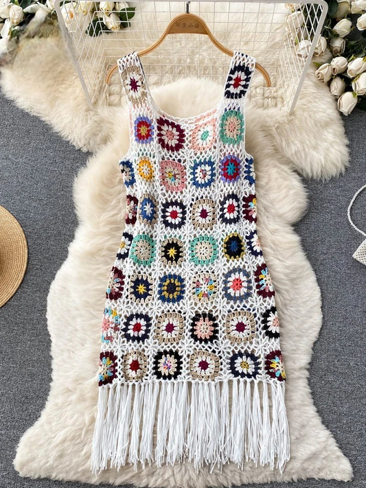 HOLOW OUT SUMMER DRESS