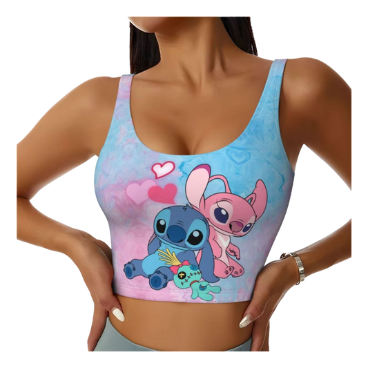 STITCH -THEMED CROP TANK