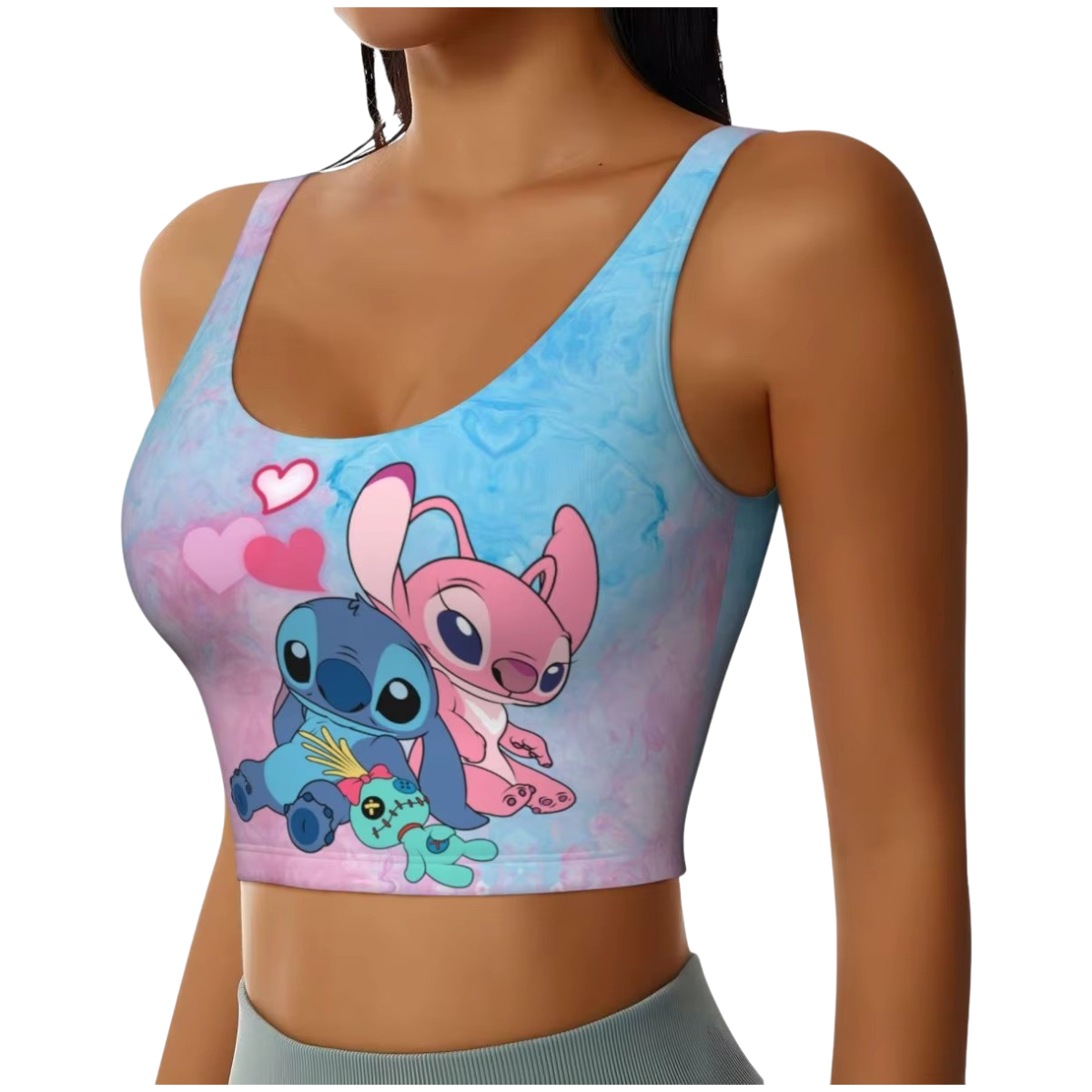 STITCH -THEMED CROP TANK