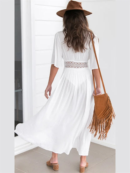 LONG CARDIGAN COVER UP