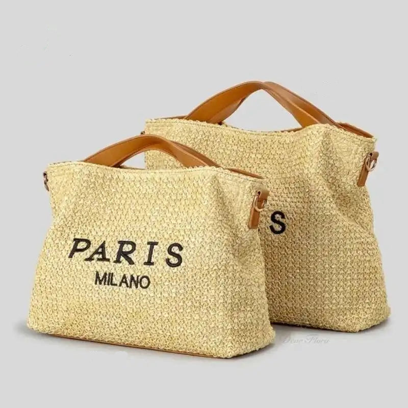 BOLD STRAW BAG