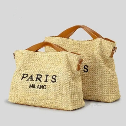 BOLD STRAW BAG