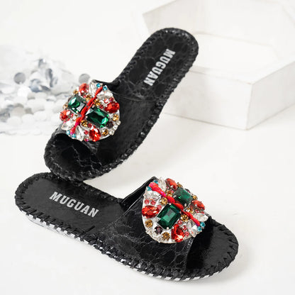 CRYSTAL GEM LUX SANDALS