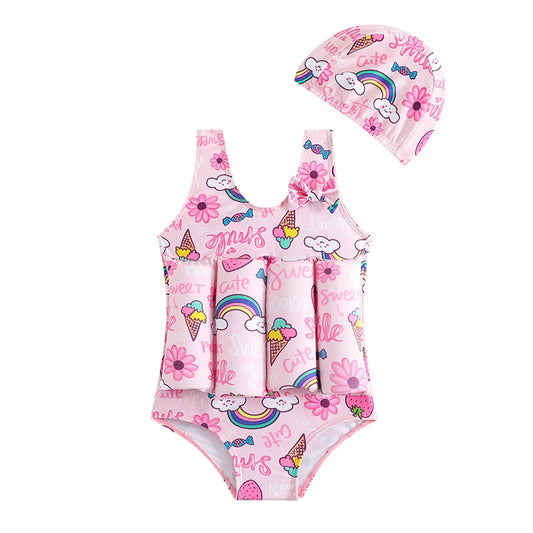 GIRLS FLOATING SWIMSUIT