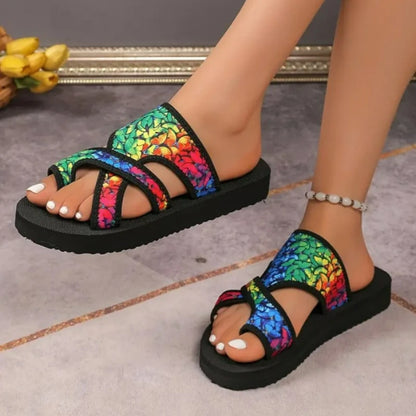 OPEN TOE BEACH SANDALS