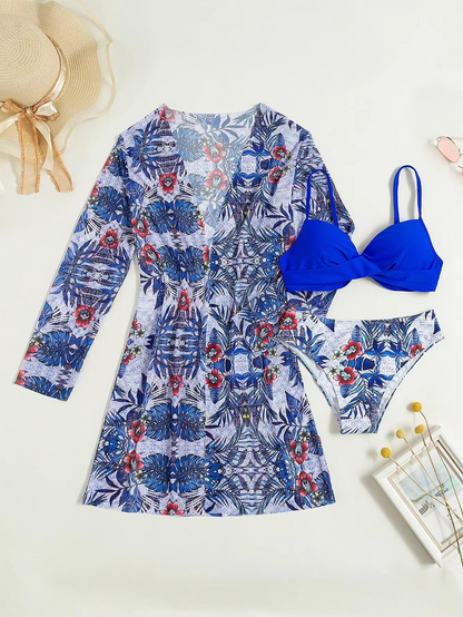 3-PIECE BIKINI WITH COVERUP