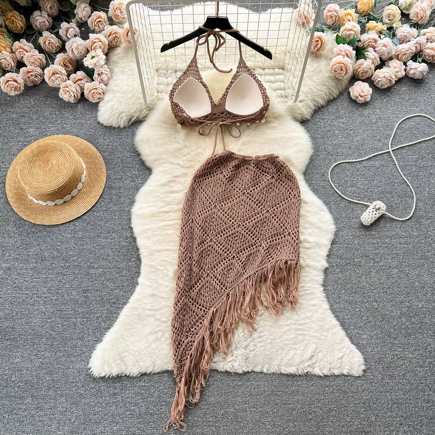 BACKLESS & SKIRT SET