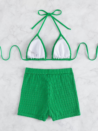 HALTER TOP WITH HIGHWAIST