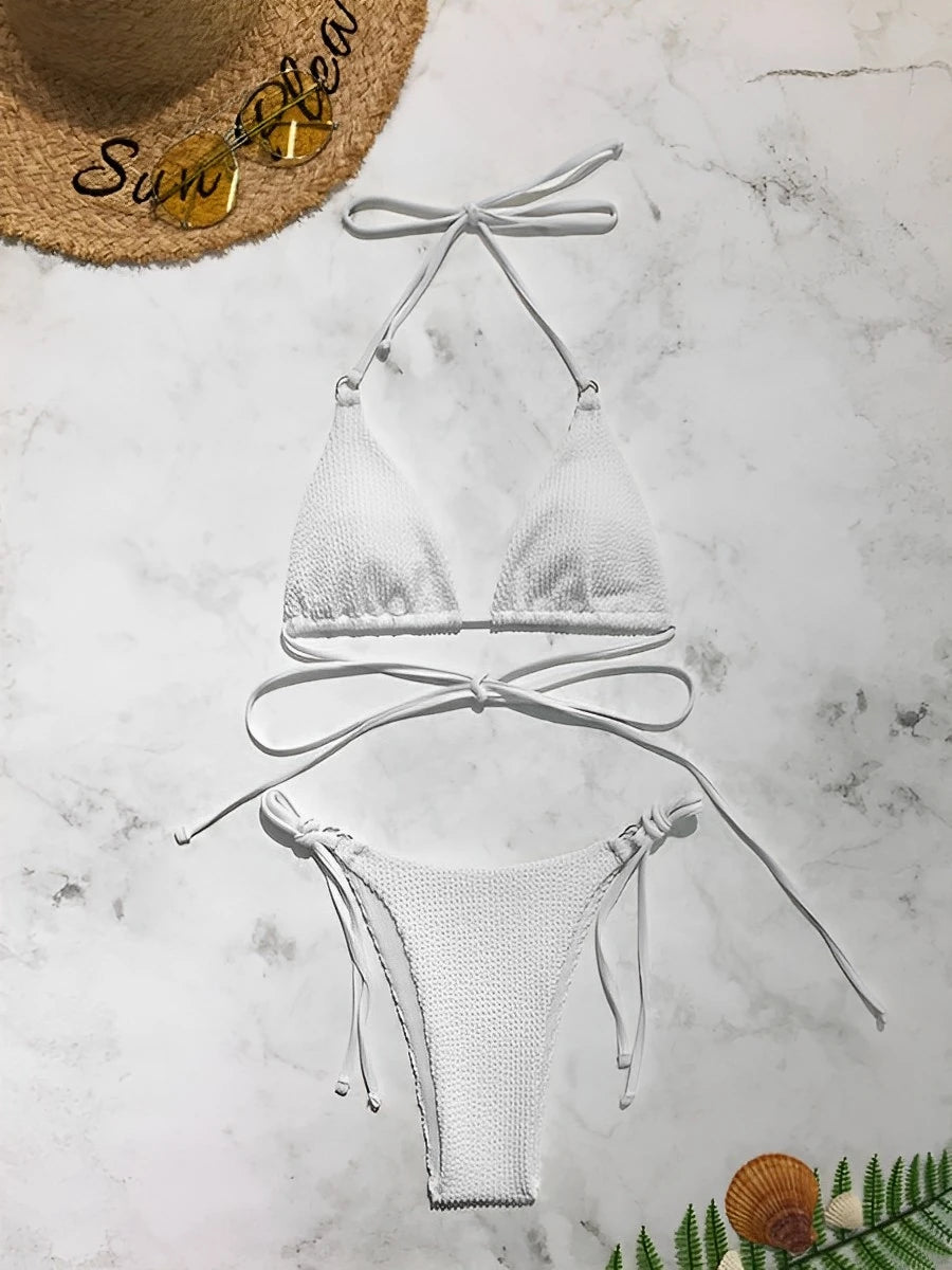 HALTER BANDAGE BIKINI