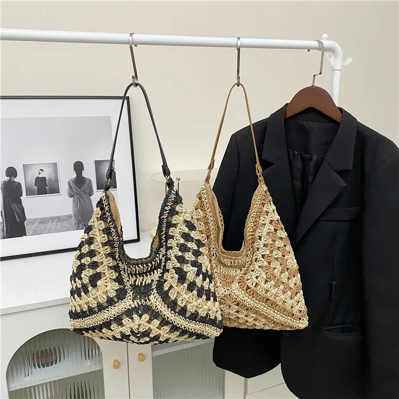 WOVEN SHOULDER BAG
