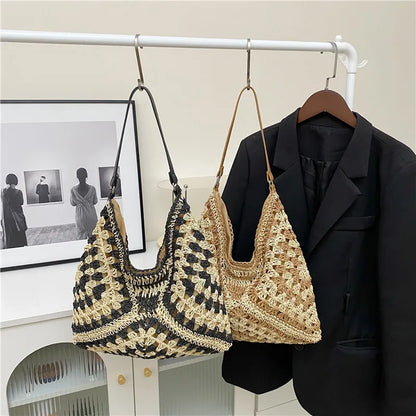 WOVEN SHOULDER BAG