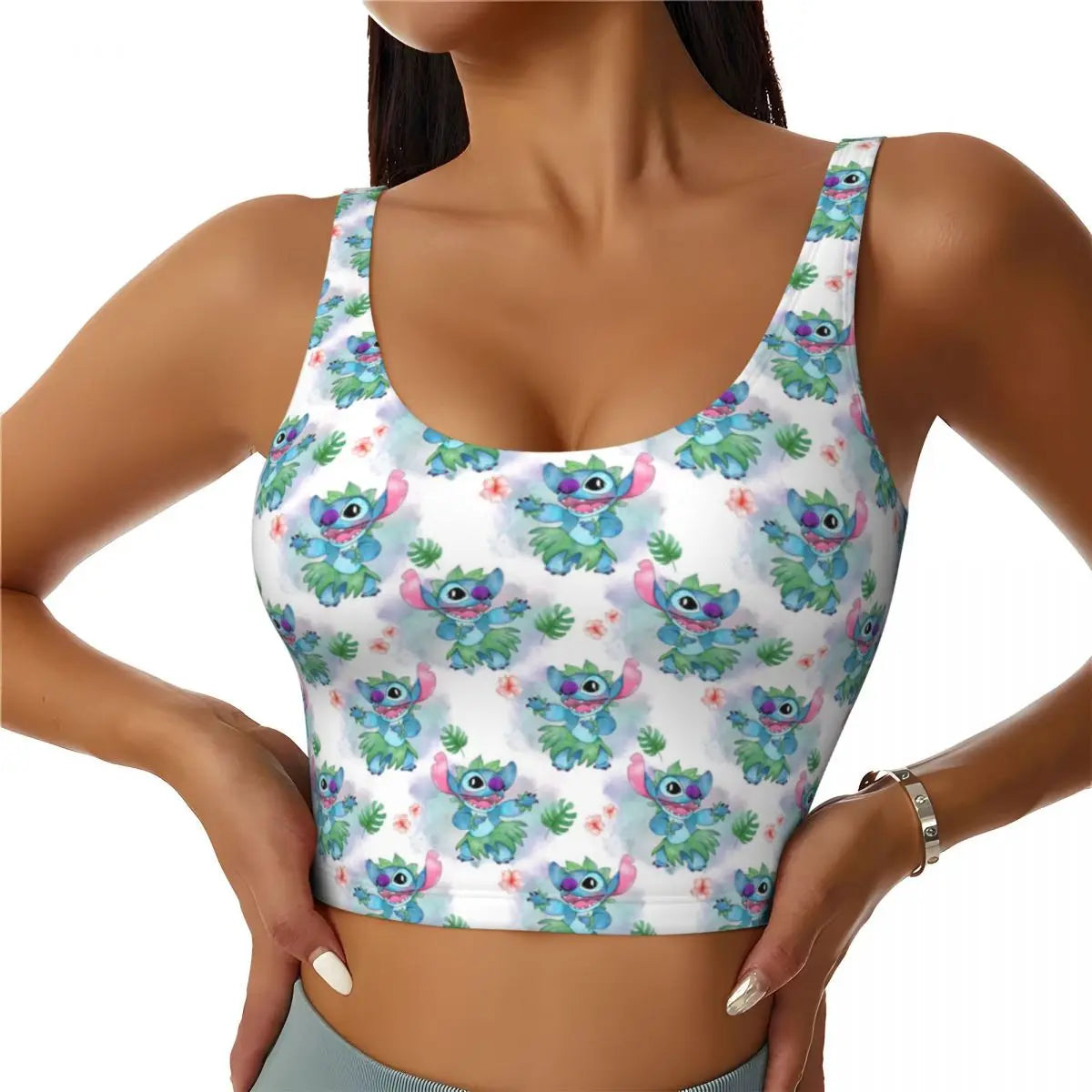 STITCH -THEMED CROP TANK