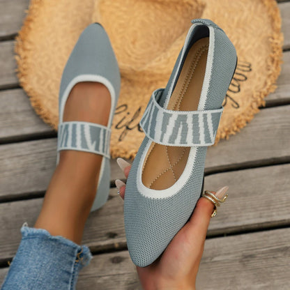 BALLET FLAT MESH SHOE
