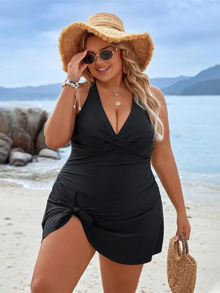 PLUS SIZE TANKINI BEACHWEAR