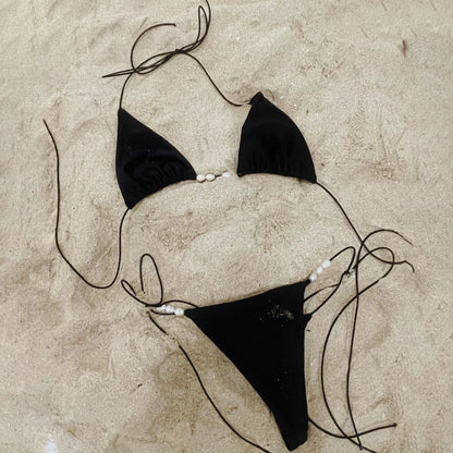 TRIANGLE BIKINI LONG SKIRT SET