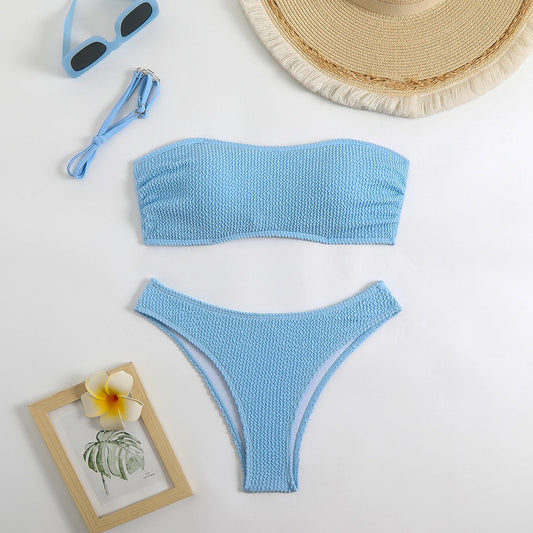 BANDEAU HIGH CUT BIKINI