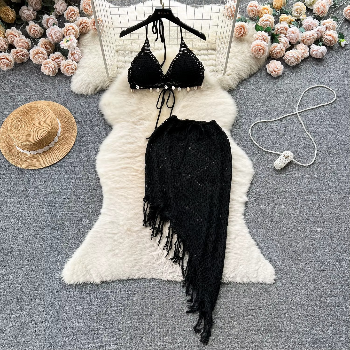 BACKLESS & SKIRT SET