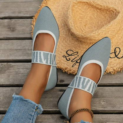 BALLET FLAT MESH SHOE