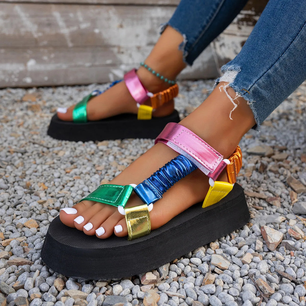 HEMP ROPE BEACH SANDALS