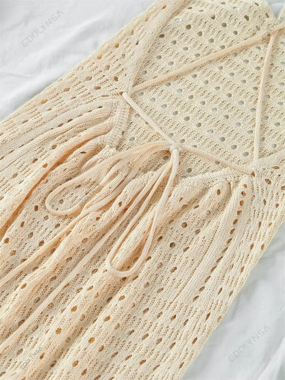 SPAGHETTI STARP DRESS