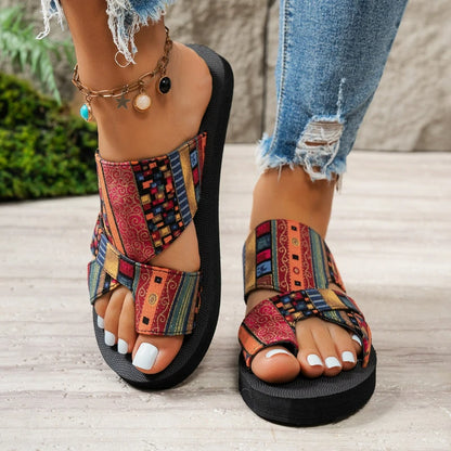 OPEN TOE BEACH SANDALS