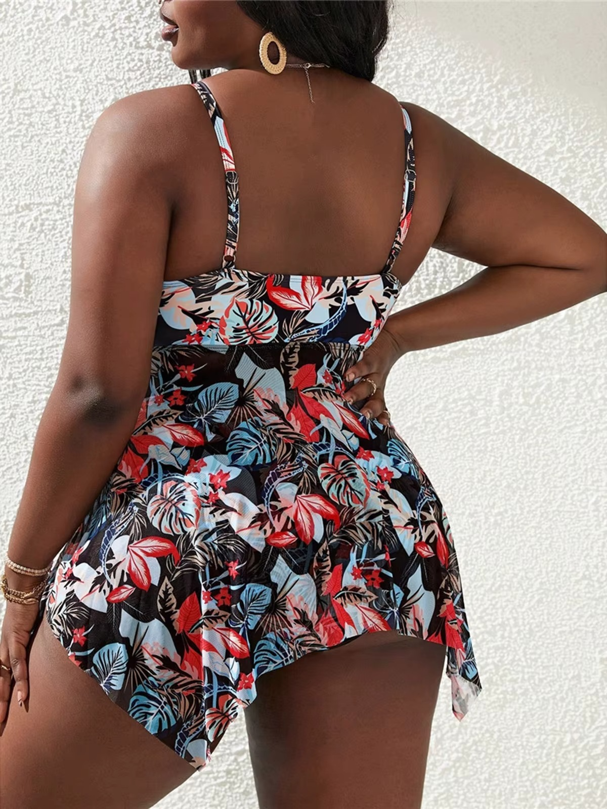 PLUS SIZE TANKINI SET