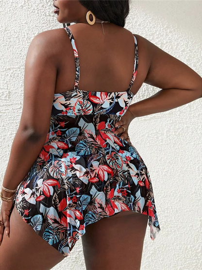 PLUS SIZE TANKINI SET