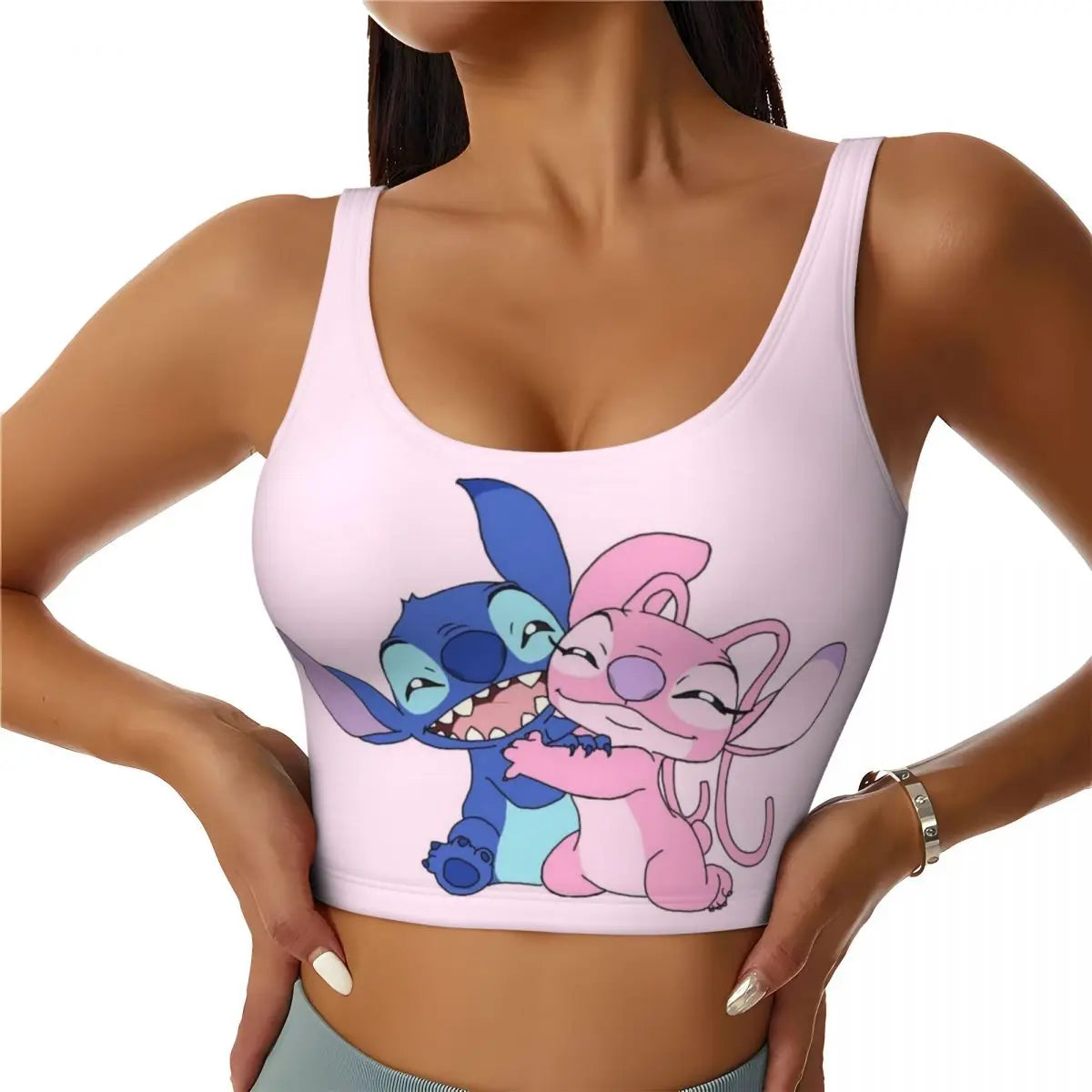 STITCH -THEMED CROP TANK
