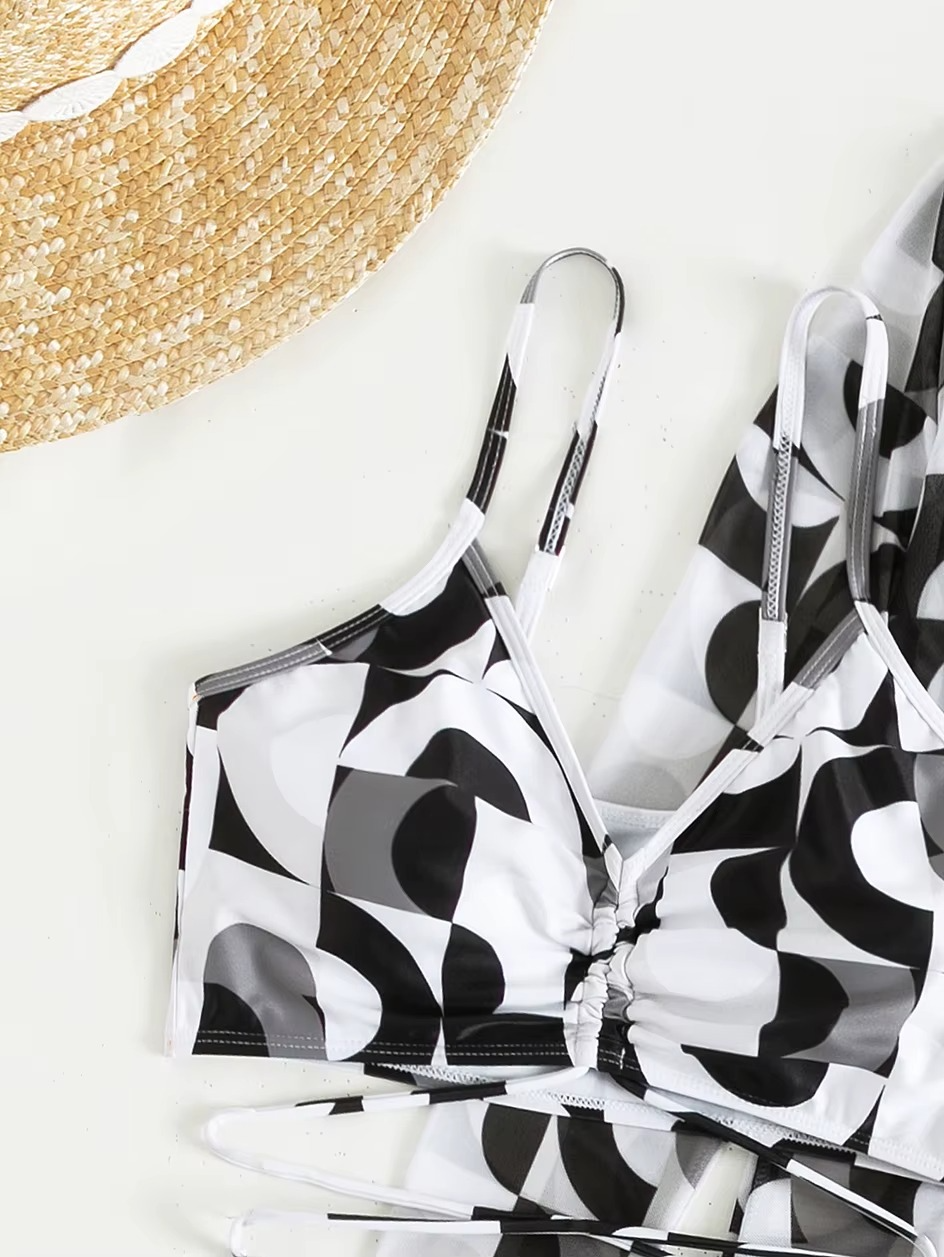 3-PIECE TROPICAL BEACHWEAR