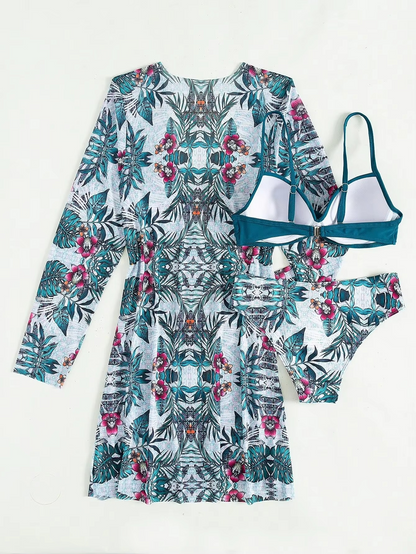 3-PIECE BIKINI WITH COVERUP