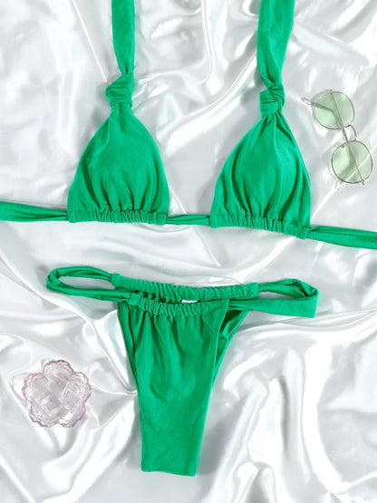 RHODES SOLID BIKINI SET
