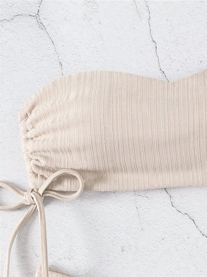 BANDEAU SIDE TIE BIKINI