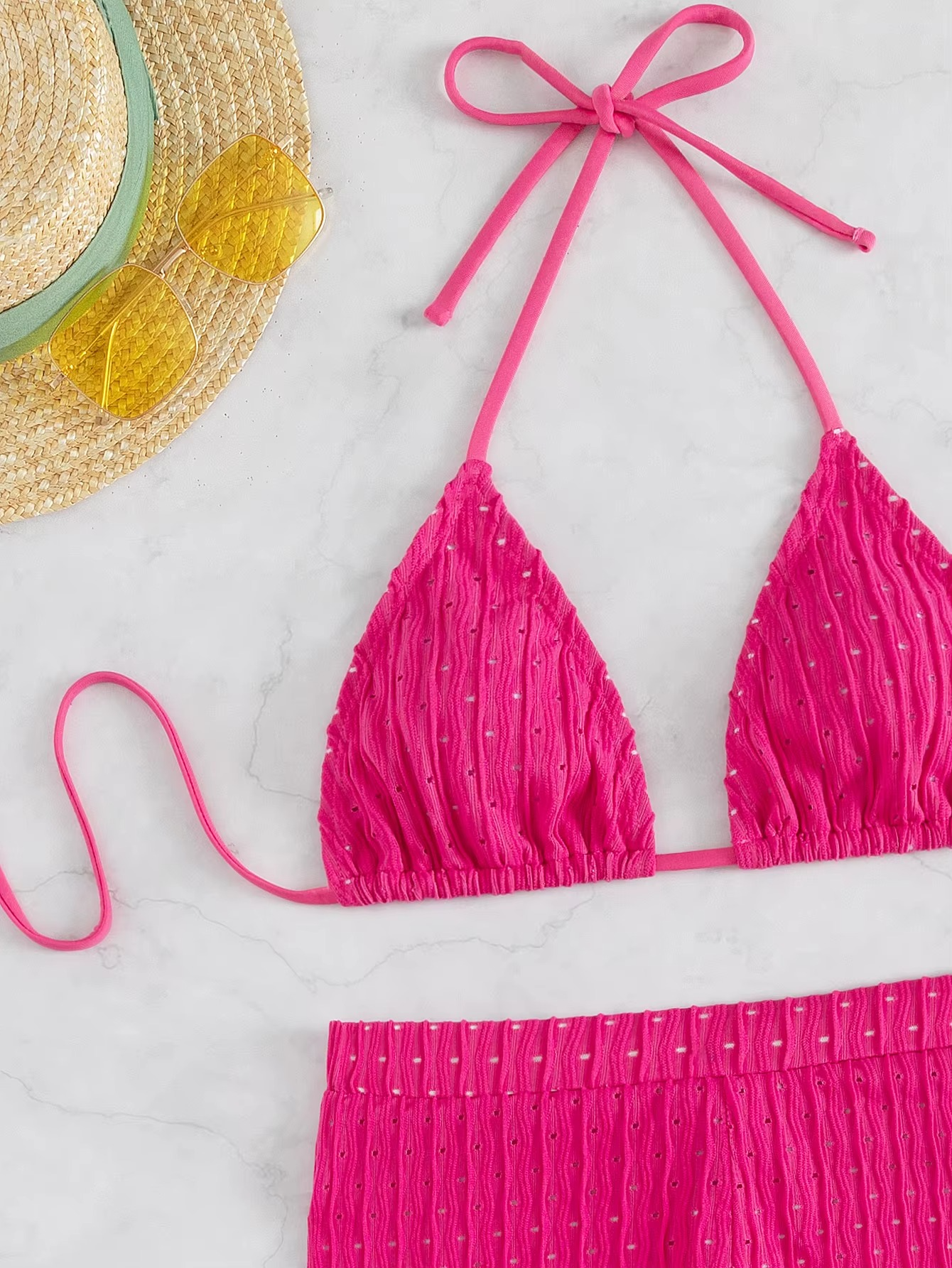 HALTER TOP WITH HIGHWAIST