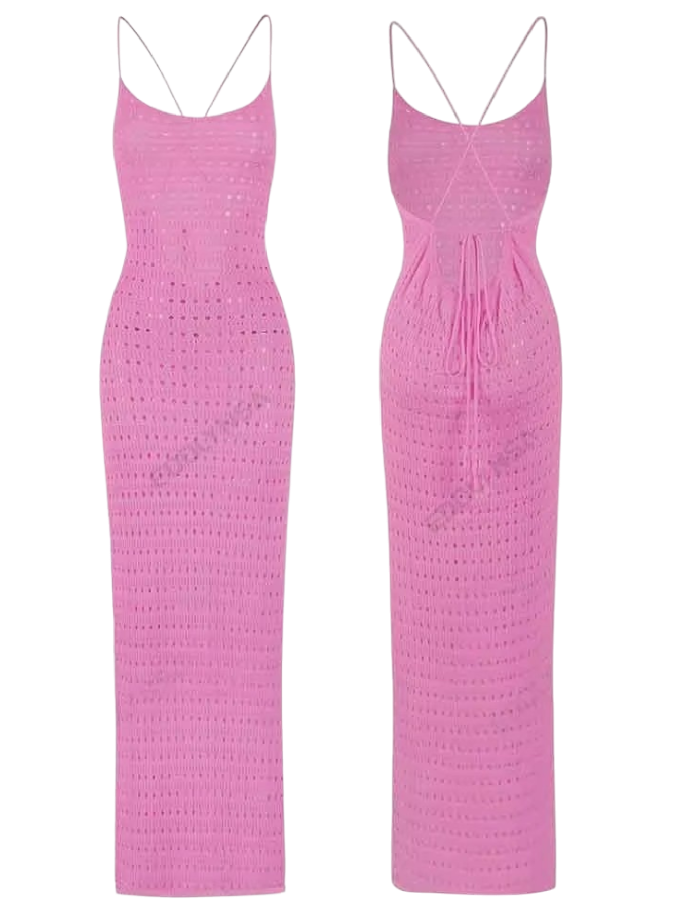 SPAGHETTI STARP DRESS