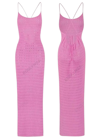 SPAGHETTI STARP DRESS