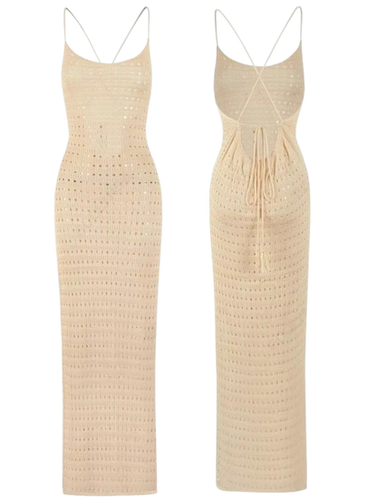 SPAGHETTI STARP DRESS