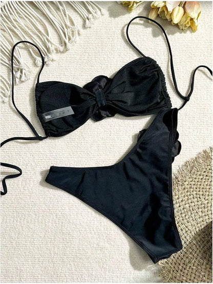 3D FLORAL BIKINI