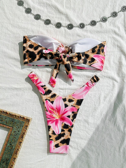 BANDEAU HIGH CUT BIKINI