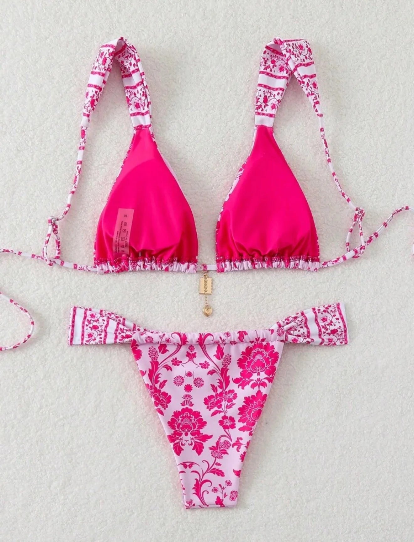 STRAPPY TRIANGLE BIKINI SET