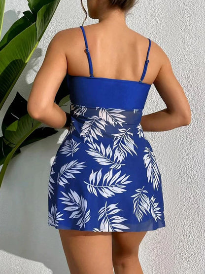 2-PIECE TROPICAL DRESS
