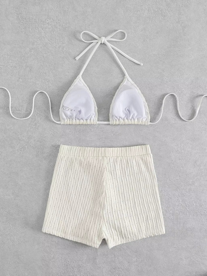 HALTER TOP WITH HIGHWAIST