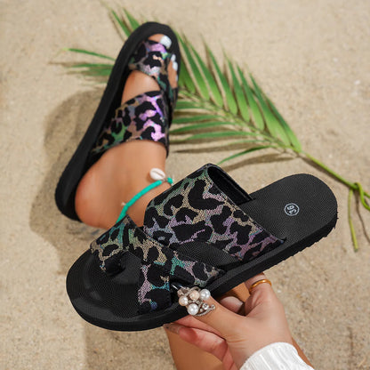 OPEN TOE BEACH SANDALS