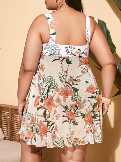 PLUS SIZE TANKINI BEACHWEAR