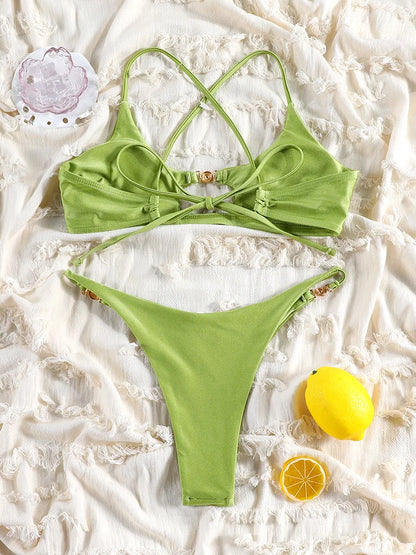 HIGH CUT STRAP BIKINI