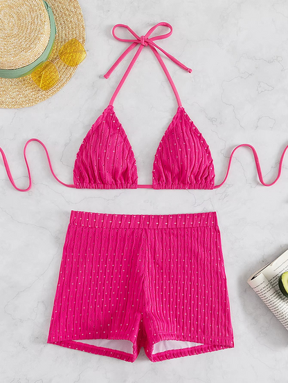 HALTER TOP WITH HIGHWAIST