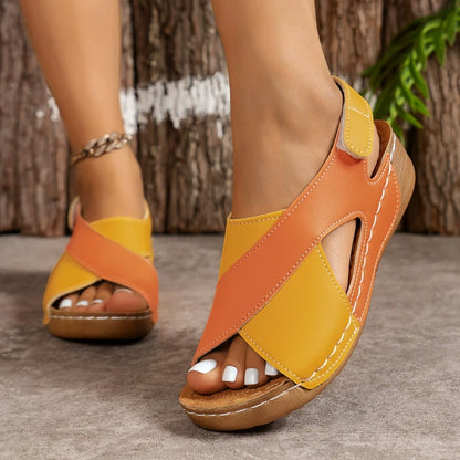 PEP TOE ROMAN SANDALS