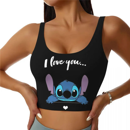 STITCH -THEMED CROP TANK