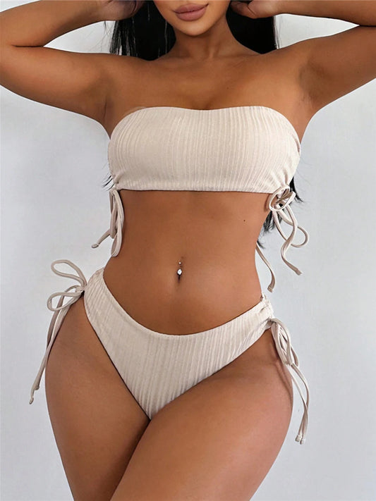 BANDEAU SIDE TIE BIKINI