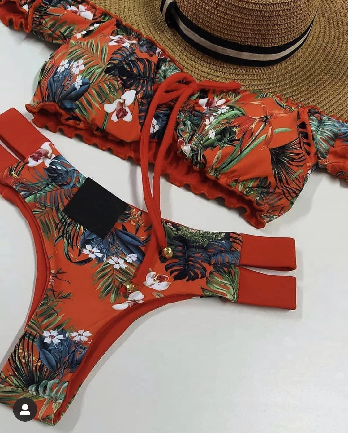 RUFFLE PUSHUP BIKINI